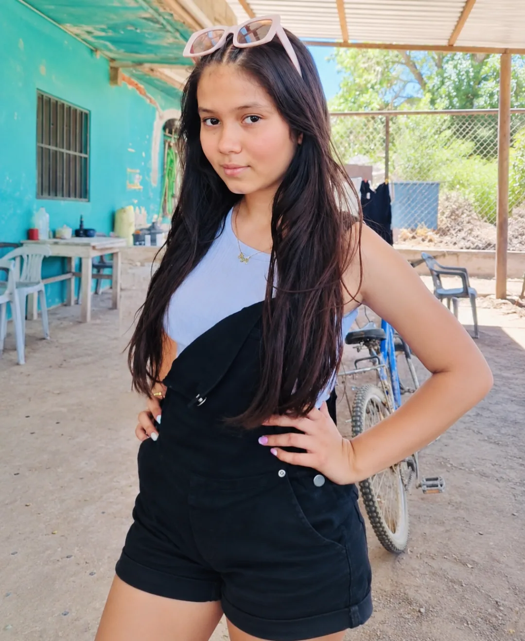 Itzel a los 13 años