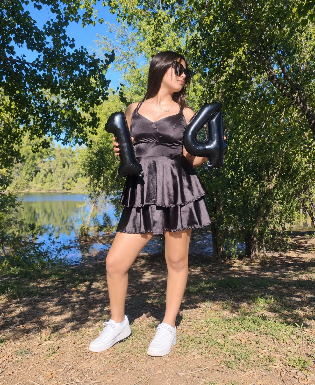 Itzel a los 14 años